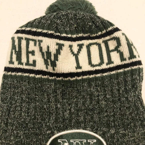 NFL Team Logo New York Jets New Era Toque Winter Knit Beanie Hat - Picture 3 of 15